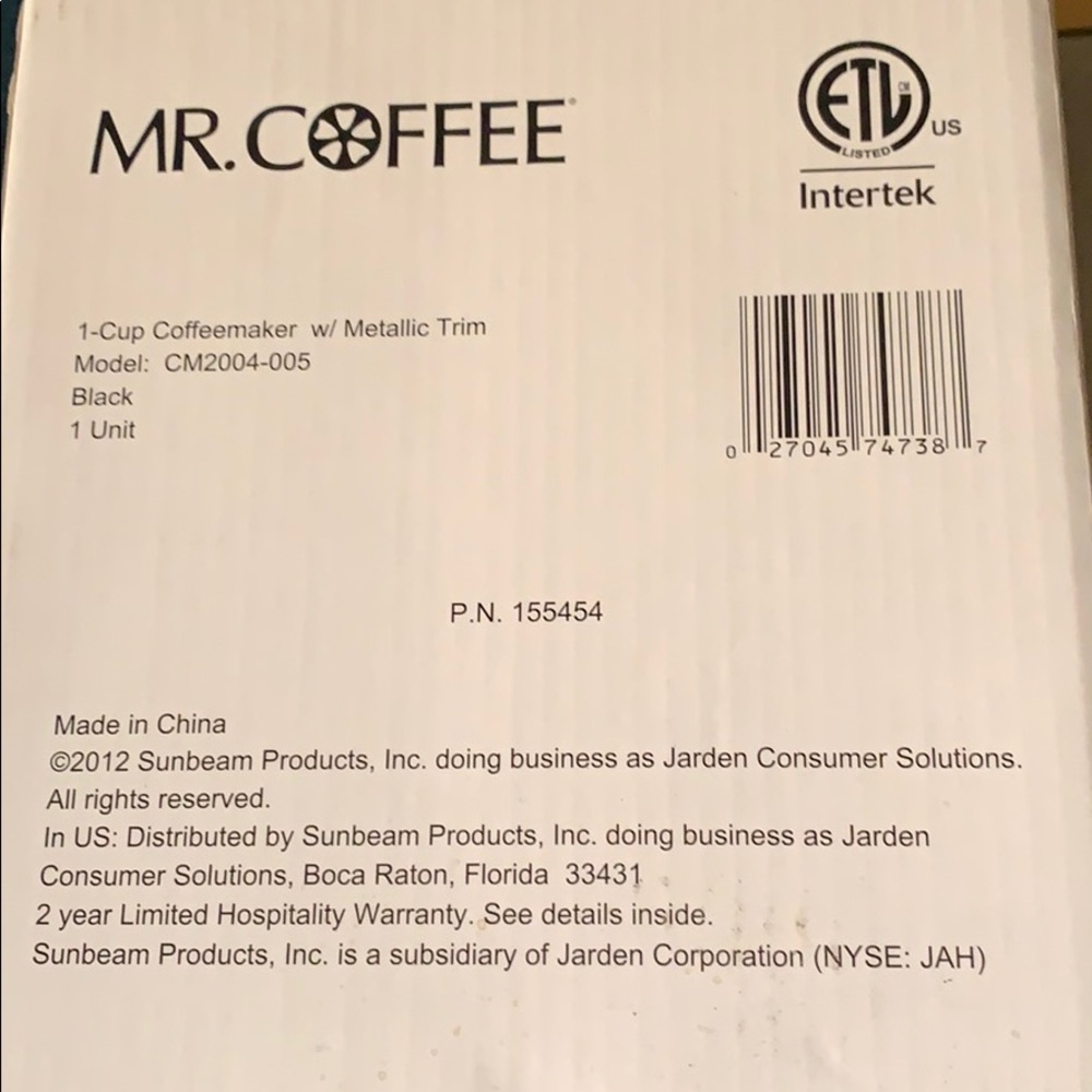 Coffee maker - Picture 1 of 1